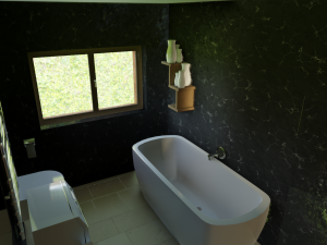 Blender 3D EEVEE Modern house 3D 모델
