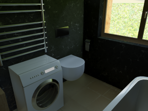 Blender 3D EEVEE Modern house 3D 모델