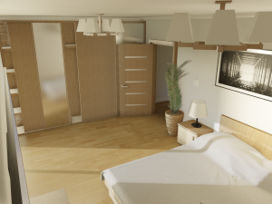 Blender 3D EEVEE Modern house 3D 모델