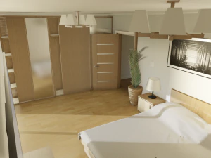 Blender 3D EEVEE Modern house 3D Model