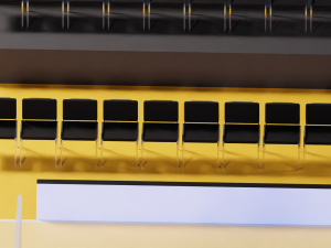 Basketball Arena LowPoly style 3D-Modell