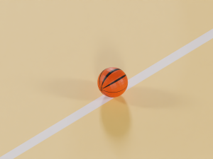 Basketball Arena LowPoly style 3D-Modell
