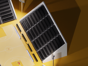 Basketball Arena LowPoly style 3D-Modell