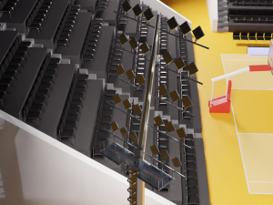 Basketball Arena LowPoly style 3D-Modell