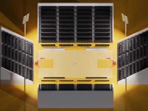 Basketball Arena LowPoly style 3D-Modell