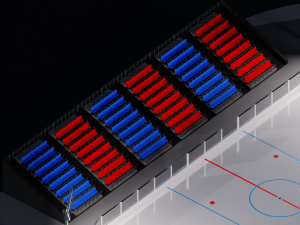 Hockey Arena LowPoly Modelo 3D