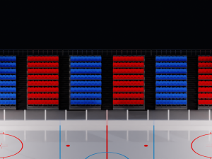 Hockey Arena LowPoly Modelo 3D