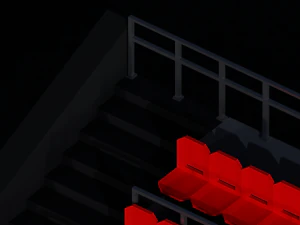 Hockey Arena LowPoly 3D Model