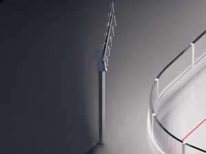 Hockey Arena LowPoly Modelo 3D