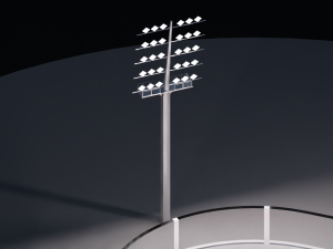 Hockey Arena LowPoly Modelo 3D