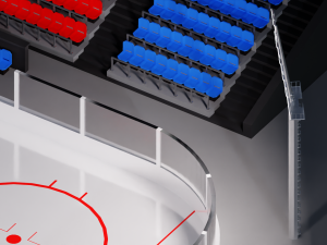 Hockey Arena LowPoly Modelo 3D