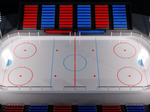 Hockey Arena LowPoly Modelo 3D