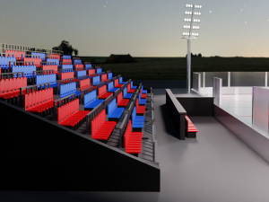 Hockey Arena LowPoly Modelo 3D