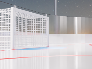 Hockey Arena LowPoly Modelo 3D