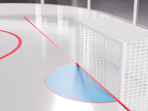 Hockey Arena LowPoly Modelo 3D