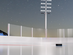 Hockey Arena LowPoly Modelo 3D