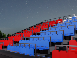 Hockey Arena LowPoly Modelo 3D