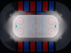 Hockey Arena LowPoly Modelo 3D