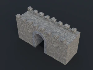 Modular castle old medieval tower kit 3D Model