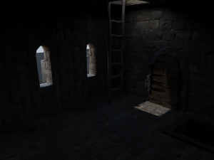 Modular castle old medieval tower kit 3D Model