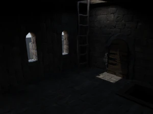 Modular castle old medieval tower kit 3D Model