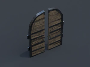 Modular castle old medieval tower kit 3D Model