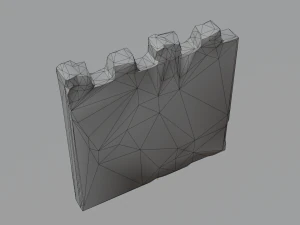 Modular castle old medieval tower kit 3D Model