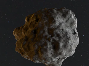 Detailed asteroids space rocks high-poly 3D Model