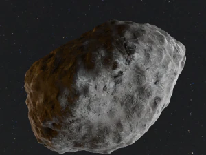 Detailed asteroids space rocks high-poly 3D Model