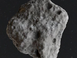 Detailed asteroids space rocks high-poly 3D Model