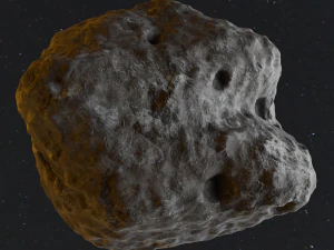 Detailed asteroids space rocks high-poly 3D Model