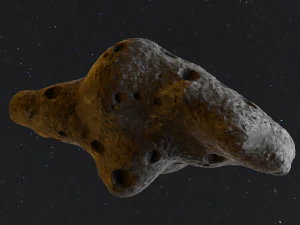 Detailed asteroids space rocks high-poly 3D Model