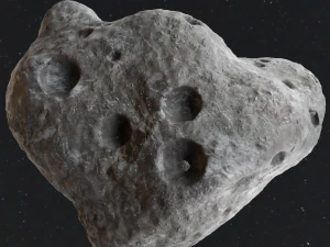 Detailed asteroids space rocks high-poly 3D Model