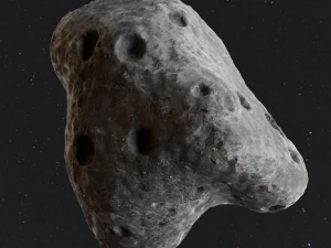 Detailed asteroids space rocks high-poly 3D Model