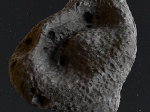 Detailed asteroids space rocks high-poly 3D Model