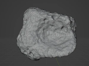 Detailed asteroids space rocks high-poly 3D Model