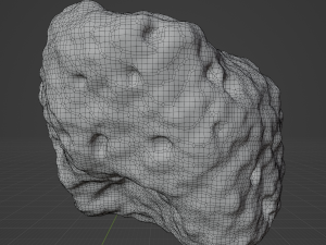 Detailed asteroids space rocks high-poly 3D Model