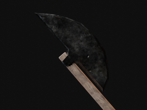 Medieval Polearms metal wood Low-poly Modello 3D