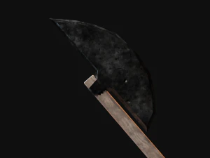 Medieval Polearms metal wood Low-poly 3D Model