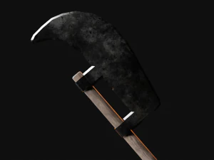Medieval Polearms metal wood Low-poly 3D Model