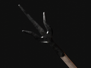 Medieval Polearms metal wood Low-poly Modello 3D