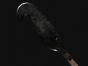 Medieval Polearms metal wood Low-poly Modello 3D