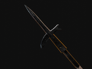 Medieval Polearms metal wood Low-poly Modello 3D