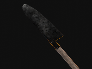 Medieval Polearms metal wood Low-poly Modello 3D