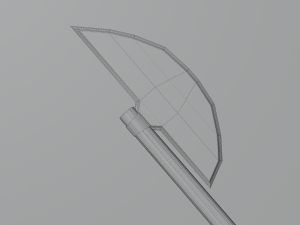 Medieval Polearms metal wood Low-poly Modello 3D