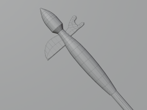 Medieval Polearms metal wood Low-poly Modello 3D