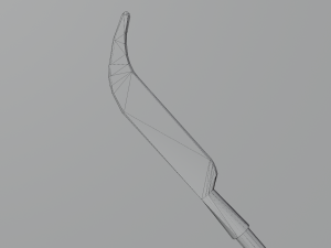 Medieval Polearms metal wood Low-poly Modello 3D