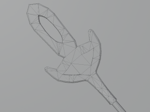 Medieval Polearms metal wood Low-poly Modello 3D