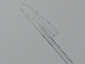Medieval Polearms metal wood Low-poly 3D Model