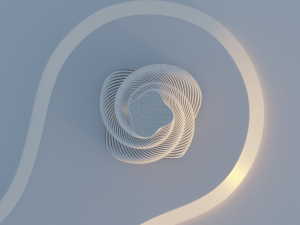 Futuristic Building Concept Model 3D
